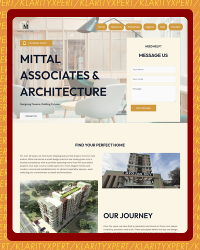 KlarityXpert public architecture website work