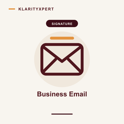 Signature Business Email