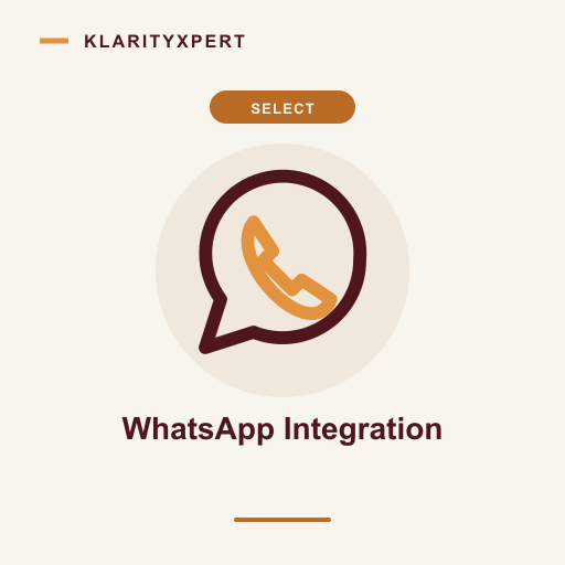 Select WhatsApp Integration